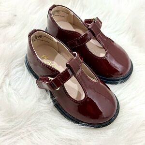 The Children’s Place Burgundy Patent Mary Jane Shoes | Toddler Girl 5